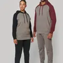 Bicolor hoodie sweatshirt - Afbeelding 1