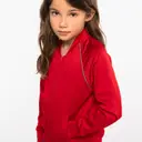 Zip Sweatshirt mit Kontrastbesatz - Bild 4