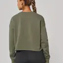 Crop sweatshirt with round neck - Image 2