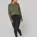 Crop sweatshirt with round neck - Image 4