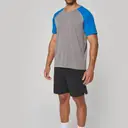 Two-tone sport triblend t-shirt with short sleeves - Image 6