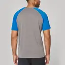 Two-tone sport triblend t-shirt with short sleeves - Image 3