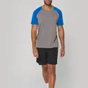 Two-tone sport triblend t-shirt with short sleeves - Image 7