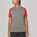 Two-tone sport triblend t-shirt with short sleeves - Image 4