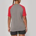 Two-tone sport triblend t-shirt with short sleeves - Image 5