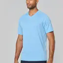 Sport T-Shirt mit kurzen Ärmeln V-Ausschnitt - Bild 1