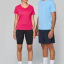 Sport T-shirt met korte mouwen V-hals - Afbeelding 4