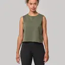 Sleeveless Crop T-Shirt - Image 1