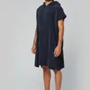 Poncho met capuchon van badstof - Afbeelding 3