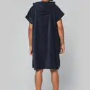 Poncho met capuchon van badstof - Afbeelding 2
