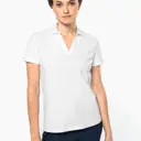 Polo mit V-Ausschnitt aus Supima® Baumwolle - Bild 1