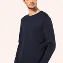 Supima® T-shirt met ronde hals en lange mouwen - Afbeelding 1
