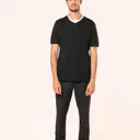 Supima® T-Shirt mit V-Ausschnitt und kurzen Ärmeln - Bild 6