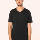 Supima® T-Shirt mit V-Ausschnitt und kurzen Ärmeln - Bild 1