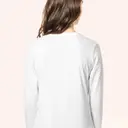 Supima® T-shirt met V-hals en lange mouwen - Afbeelding 2