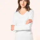 Supima® T-shirt met V-hals en lange mouwen - Afbeelding 4