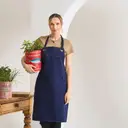 Eco-friendly Contrast Apron "Barley" - Image 2
