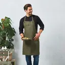Eco-friendly Contrast Apron "Barley" - Image 3