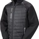 Veste softshell rembourrée black compass recyclée - Image 3