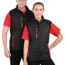 Recycled padded softshell gilet black compass - Image 1