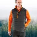 Recycled padded softshell gilet black compass - Image 4