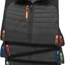 Recycled padded softshell gilet black compass - Image 7