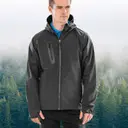 Recycled 3-laags Softshell Jack met Capuchon - Afbeelding 5