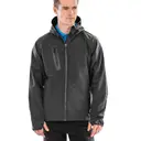 Recycled 3-laags Softshell Jack met Capuchon - Afbeelding 2
