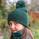 Beanie mit Pompon - Bild 3