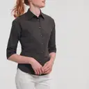 Fitted shirt with 3/4 sleeves - Image 3