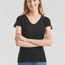 T-shirt met V-hals Valueweight - Afbeelding 2