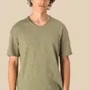 Ecoresponsables T-Shirt mit Slubkragen und Drop-Shoulders - Bild 1
