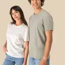 Ecoresponsibles T-Shirt aus Bio-Baumwolle und Leinen - Bild 1
