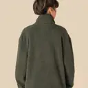 Reißverschluss Sweatshirt mit fallenden Schultern aus Sherpa - Bild 6
