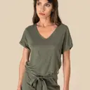 Short Sleeve Linen Jumpsuit - Image 3