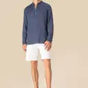 Washed Linen Mao Collar Shirt - Image 2