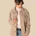 Overshirt with Dropped Shoulders in Sherpa - Image 5