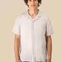 Linen Bowling Collar Shirt - Image 1