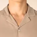 Eco-friendly Bowling Collar Shirt with Short Sleeves - Image 6