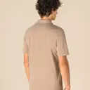 Eco-friendly Bowling Collar Shirt with Short Sleeves - Image 4