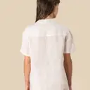 Short Sleeve Bowling Collar Linen Shirt - Image 5