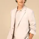 Verbleekte linnen blazer - Afbeelding 5