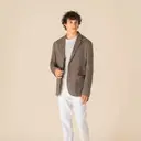 Verbleekte linnen blazer - Afbeelding 2