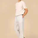 Striped Linen Trousers - Image 4