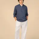 Striped Linen Trousers - Image 3