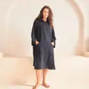 Zachte handdoek poncho - Afbeelding 4