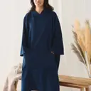 Zachte handdoek poncho - Afbeelding 1
