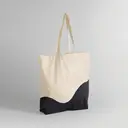 Organische totebag met wervelingprint - Afbeelding 1