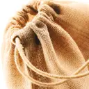 Jute trekkoord tas - Afbeelding 2
