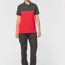 Two-tone eco-friendly polo with short sleeves - Image 8